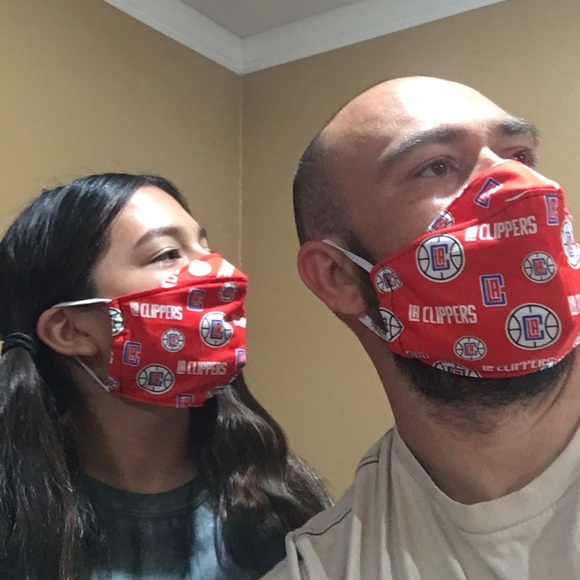 Los Angeles clippers facemask  Clippers face cover - Picture 1 of 4